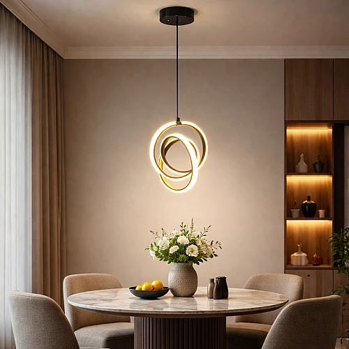 علاقي مودرن اسود لون الانارة 3 اضاءات 20 واط