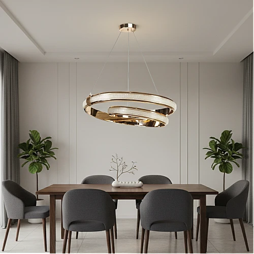 علاقي مودرن ذهبي لون الانارة 3 اضاءات واط 105