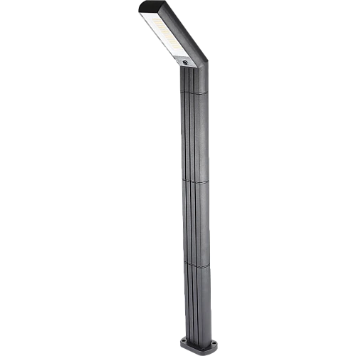 كشاف حديقة طاقة شمسية اسود لون الانارة اصفر