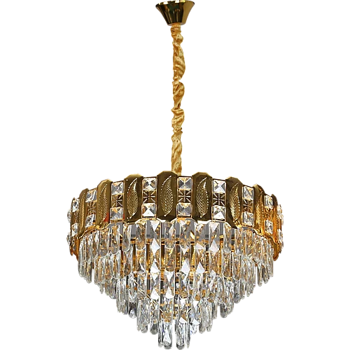 علاقي مودرن ذهبي E14*9 مقاس 600 ملم