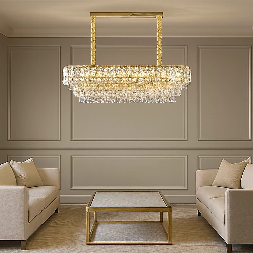 علاقي مودرن ذهبي E14*14 مقاس 1000*350 ملم