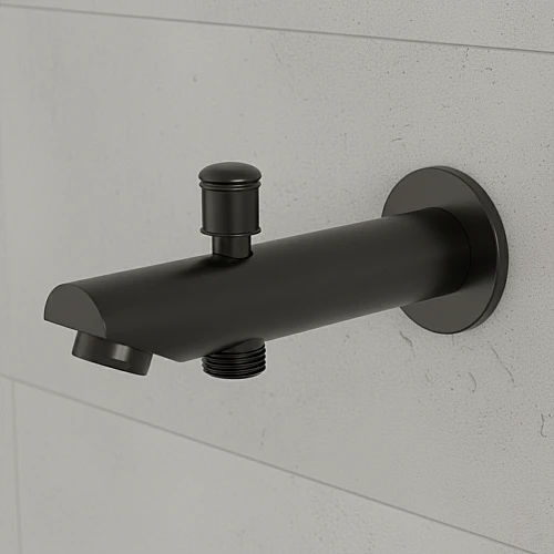 صباب مخفي مع محول مدور اسود