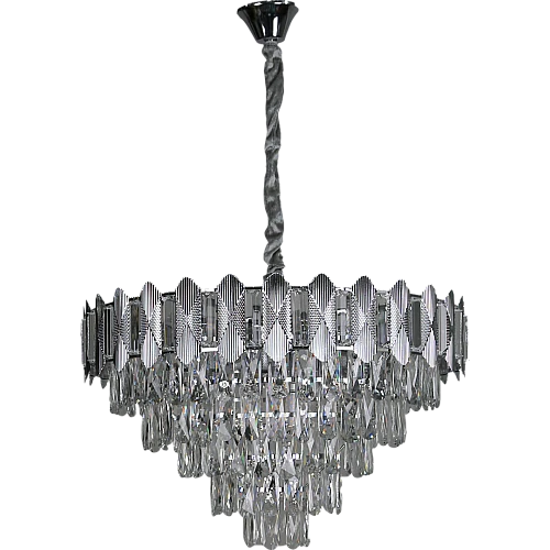 نجف مودرن فضي E14*9L مقاس 60 سم