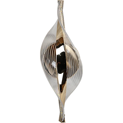 إضاءة جدارية اكريليك مودرن ذهبي لون الانارة 3 اضاءات 7 واط