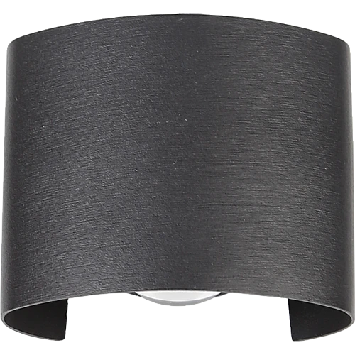 جداري بوابة خارجي اسود لون الانارة اصفر مفرد 2 عين LED