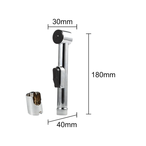 رأس شطاف دائري كروم لون فضي لامع