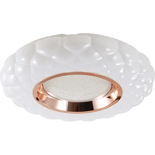 لطش ذهبي احمر لون الانارة 3 اضاءات مقاس 40 سم مدور 42 واط