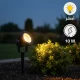 إضاءة ارضية ممتازة مع كشاف انارة حدائق غرس متحرك لمعة الليل لون الاضاءة اصفر مريح للعين مع مقاومة للعوامل الخارجية 10 واط