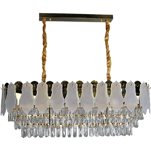 نجف مودرن ذهبي 1000*3500 E14*14L