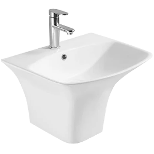 مغسلة تعليق مربع ابيض