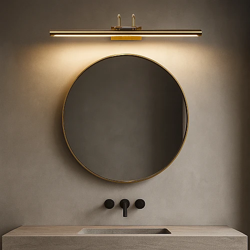 إضاءة أبليك حائط مودرن زيتي لون الانارة 3 اضاءات واط 15 مقاس 600 ملم