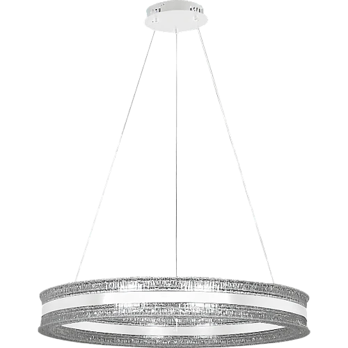 علاقي مودرن حلقة عريضة ابيض لون الانارة 3 اضاءات 80 سم 105 واط