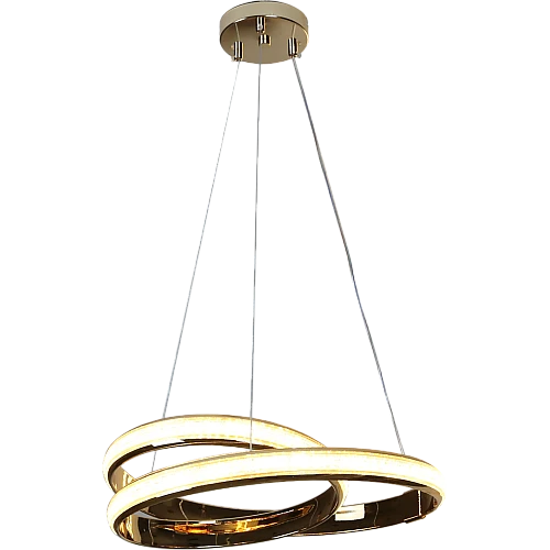 علاقي مودرن مدور حلزوني ذهبي لون الانارة 3 اضاءات 40 سم 48 واط