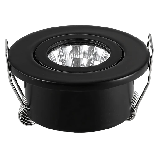 كشاف سبوت لايت متحرك اسود لون الانارة اصفر 3 واط دفن 4 سم