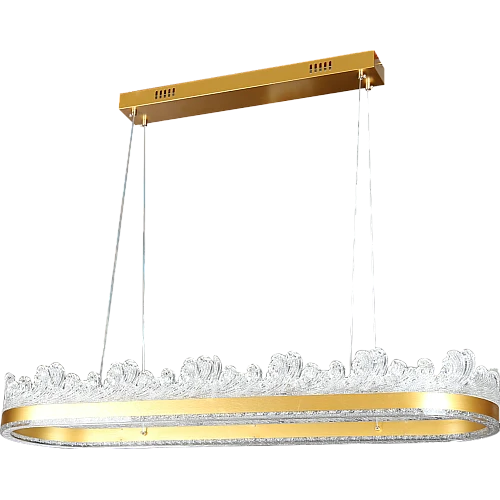 علاقي مودرن مقاس 100*28 سم ذهبي لون الانارة 3 اضاءات 105 واط