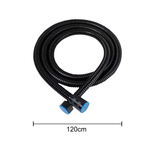  صورة منتج هوز شطاف ستيل 1.2M اسود موديل TU/H2201/1.2M/BK