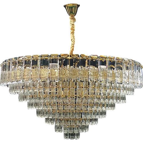 نجف مودرن ذهبي E14*22L مقاس قطر 100 سم