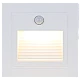 كشاف درج مع حساس حركة لون الانارة اصفر غطاء ابيض مربع دفن 7*7 سم