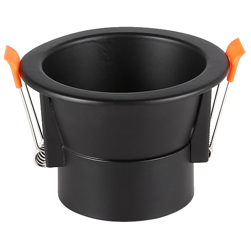 إطار جرم سبوت لايت  قطر 7 سم توفل  اسود+اسود