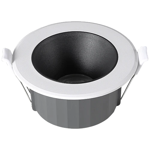 كشاف دفن مانع توهج توفل 12 واط اسود + ابيض + ( 3K,4K,6.5K )