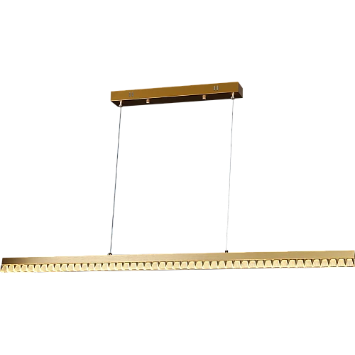 علاقي مودرن مسطرة ذهبي لون الانارة 3 اضاءات 120 سم 30 واط