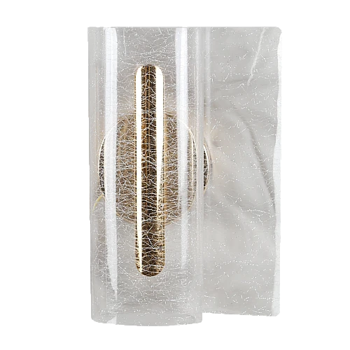 إضاءة جدارية اكريليك مودرن ذهبي لون الانارة 3 اضاءات 5 واط