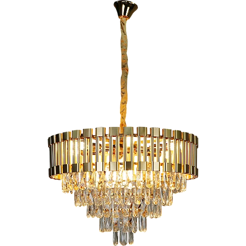 نجف مودرن ذهبي E14*9L مقاس 60 سم