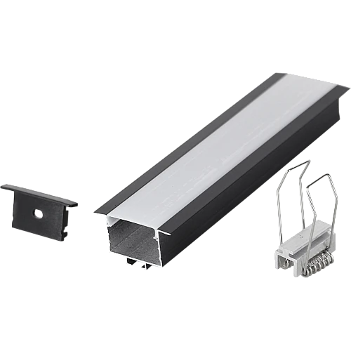 بروفايل سستة اسود دفن عرض30عمق24 كرتون (40 حبة)