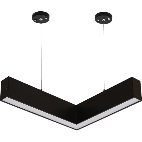 كشاف زاوية L بنل اسود +  المطور 3CCT لون الانارة قابلة للتغيير ( 3K,4K,6.5K ) 30 توفل 30 سم