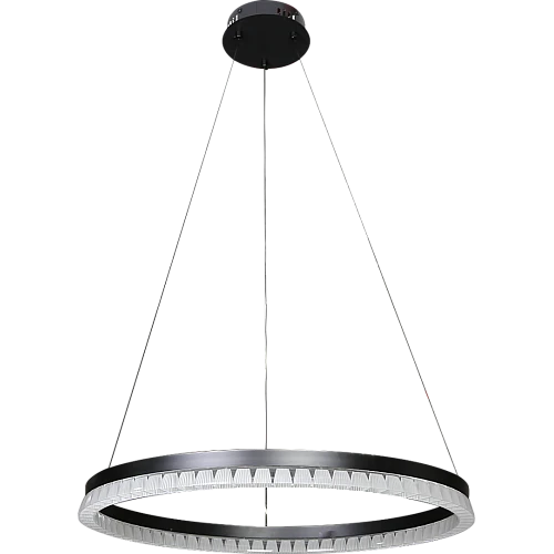 علاقي مودرن حلقة اسود لون الانارة 3 اضاءات 60 سم 48 واط