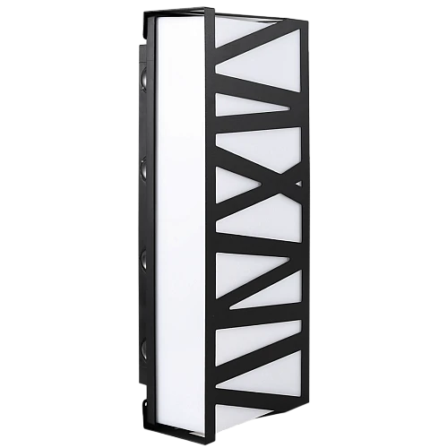 جداري بوابة مستطيل خارجي اسود لون الانارة اصفر 30 واط