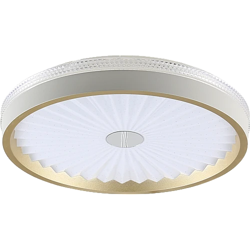 لطش ذهبي لون الانارة 3 اضاءات مقاس 40 سم مدور 42 واط