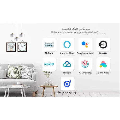  صورة منتج ريموت كنترول ذكي تحكم عن بعد سهل الاستخدام | ويعمل بديل للتحكم عن بعد لأي جهاز بريموت توفل موديل TF/Smart Wifi
