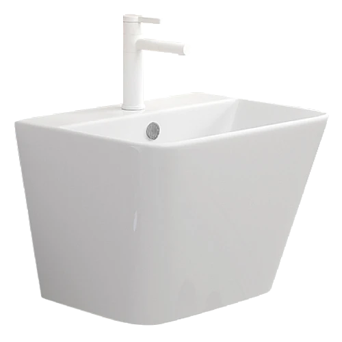 مغسلة تعليق&nbsp;مربع&nbsp;&nbsp;ابيض