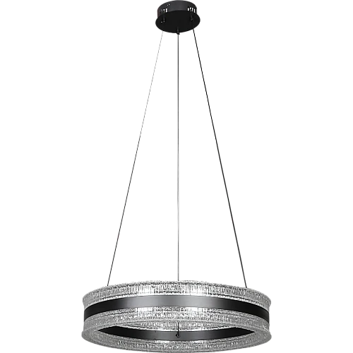 علاقي مودرن حلقة عريضة اسود لون الانارة 3 اضاءات 40 سم 55 واط