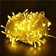 سلسلة إضاءة ستارة شبكية LED باللون الأصفر الدافئ لديكور الحفلات والمنزل