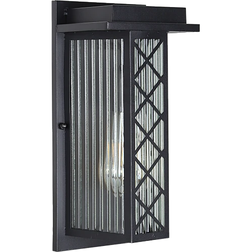  صورة منتج فانوس جداري اسود موديل 6265W/BK