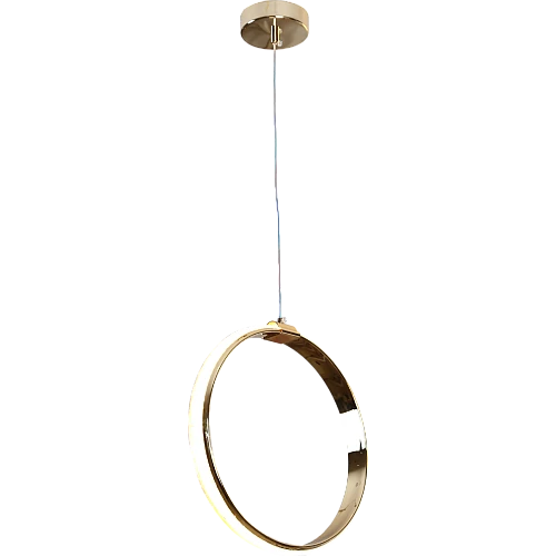 علاقي مودرن مدور ذهبي لون الانارة 3 اضاءات 30 سم 20 واط