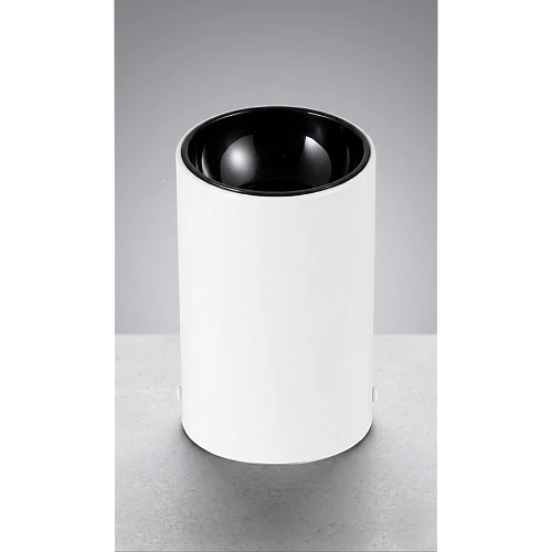 جرم سلندر معدني أبيض من الخارج وأسود من الداخل مانع للتوهج