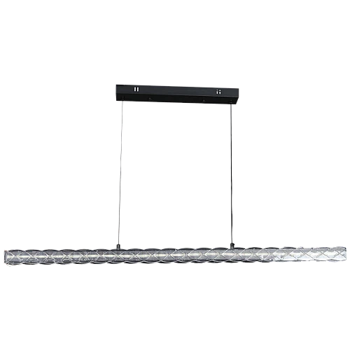 علاقي مستطيل عرض متر و 20 سم اسود لون الانارة 3اضاءات 55 واط شكل ثلاثي