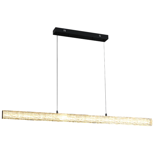 علاقي مستطيل عرض متر و 20 سم اسود لون الانارة 3اضاءات 55 واط اضاءة من جهتين