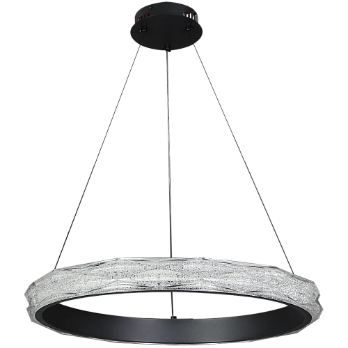 علاقي مودرن اسود لون الانارة 3اضاءات دائري مقاس 60 سم 42 واط