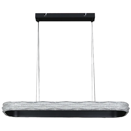 علاقي مودرن اسود لون الانارة 3اضاءات دائري مقاس90 سم *30 سم 36 واط