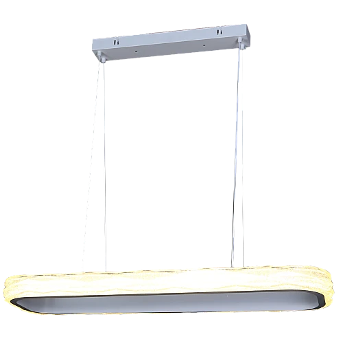 علاقي مودرن ابيض لون الانارة 3اضاءات دائري مقاس90 سم *30 سم 36 واط