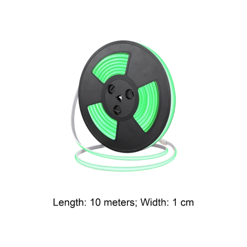 شريط ليد COB أخضر إضاءة خطية متصلة