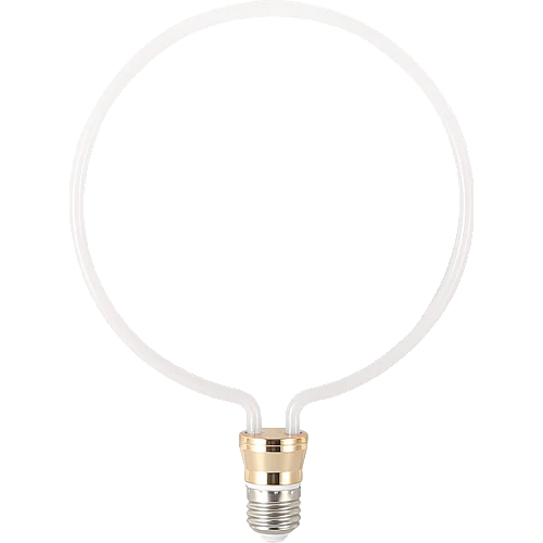  صورة منتج لمبة ديكورية لون الانارة أصفر 7 واط مدور E27 موديل HU2412/7W/3000K/WW