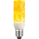 صورة منتج لمبة كروي ديكورية اسطواني شعلة لهب لون الانارة اصفر 3 واط قاعدة E27 موديل HU2485F/3W/YL/E27