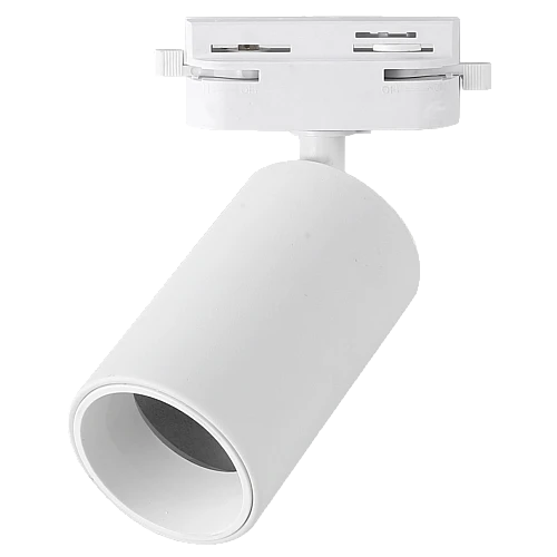 جرم كشاف مجرى متحرك ابيض GU10 ( مباشر بدون ترنس ) همر