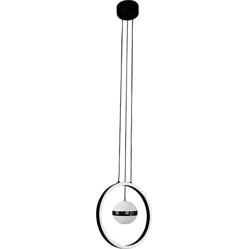 نجف مودرن 2متر اسود لون الانارة 3اضاءات 48W