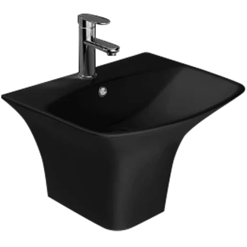 مغسلة تعليق مربع اسود